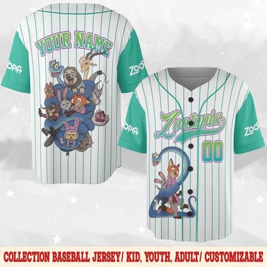 Discover Zootopia Jersey Shirt, Disney Zootopia Baseball Jersey, Zootopia Movie Cosplay, Disney Family Shirts, Disney World Shirt D2OG06