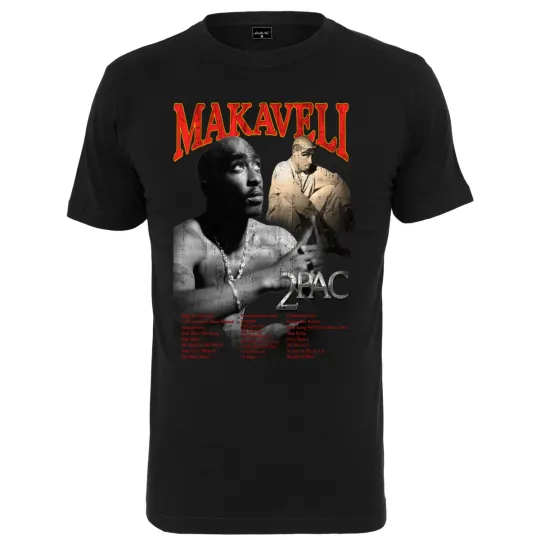 Discover Mister Tee Tupac Makaveli T-Shirt Rapper 2Pac Black
