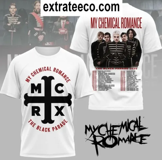 Discover My Chemical Romance1 The Black Parade 2026 Unisex 3D T-Shirt Gift For Fans