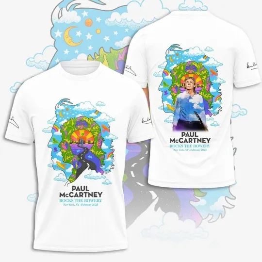 Discover P mccartney 3D shirt tour 2025 Gift fOR FAN MA1112