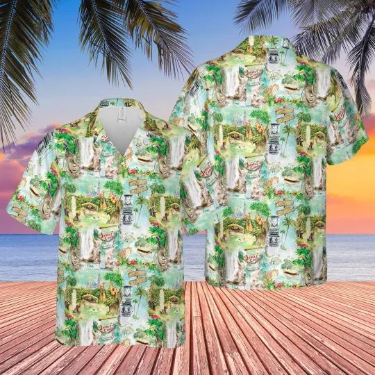 Discover Disney Summer Beach Disney Parks Aloha Hawaiian Shirt
