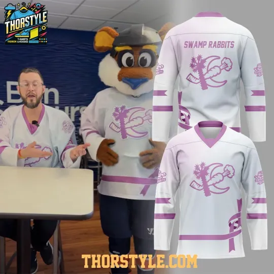 Discover Personalized Greenville Swamp Rabbits 2026 Fight Cancer Hockey Shirt Fan Gear
