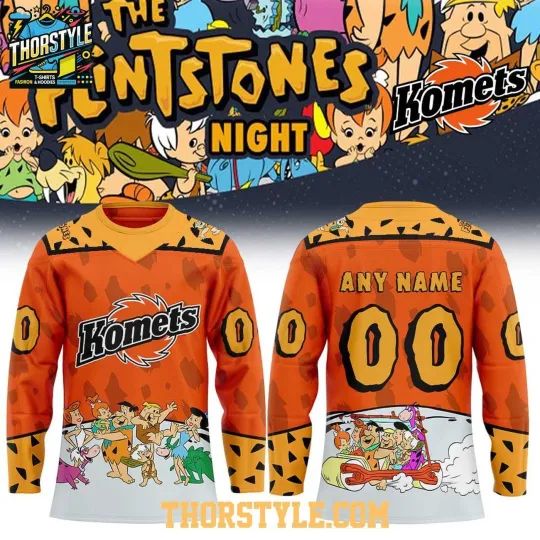 Discover Personalized Fort Wayne Komets The Flintstone Night 2026 Hockey Shirt Fan Gear
