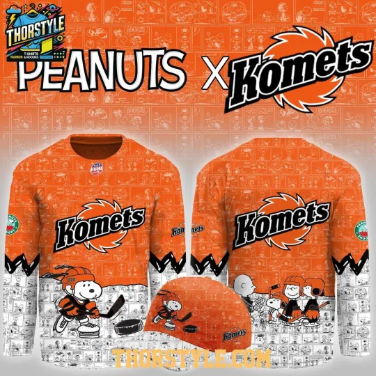 Discover Personalized Fort Wayne Komets Peanuts Night Game 2026 Celebrate Hockey Shirt