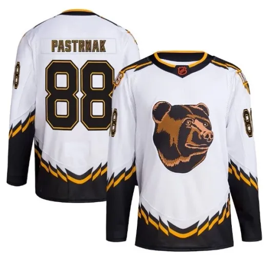 Discover Boston Bruins David Pastrnak 2024 Reverse Retro 2.0 Men’s NHL Hockey Jersey