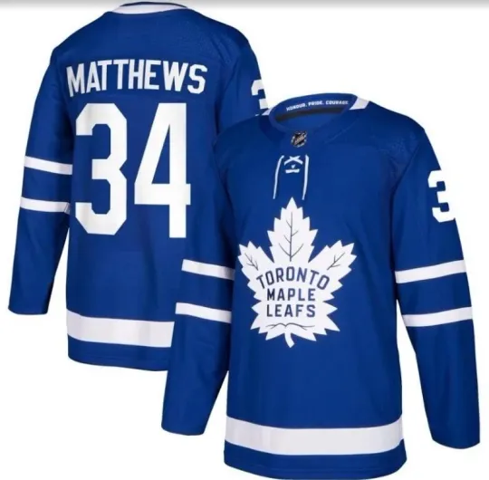 Discover Toronto Maple Leafs Auston Matthews 2025 NHL Men's Hockey Jersey