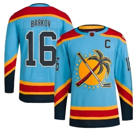 Florida Panthers Alexander Barkov 2024 Reverse Retro NHL Hockey Jersey