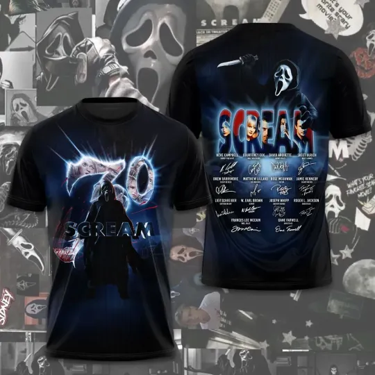 Discover Scream 30th Anniversary 3D Apparel Tshirt