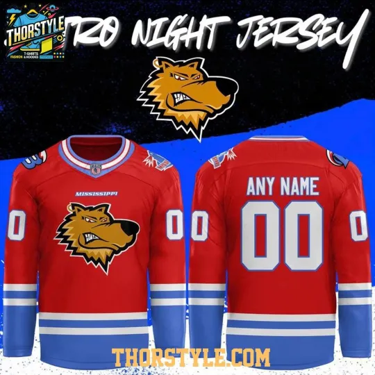 Discover Personalized Biloxi Breakerss Throwback 2026 Retro Night Hockey Shirt Fan Gear