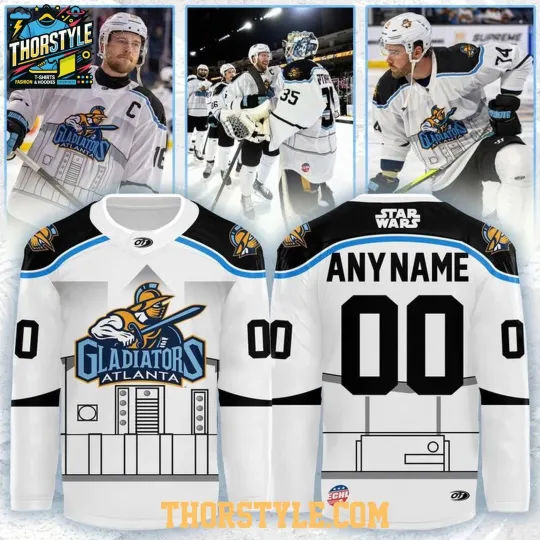 Discover Personalized Atlanta Gladiatorss 2026 Star Wa.rs Night Gameday Hockey Shirt Men's