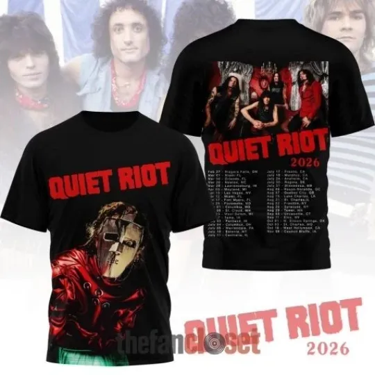 Discover Q Riot 2026 Tour 3D T-shirt All sizes