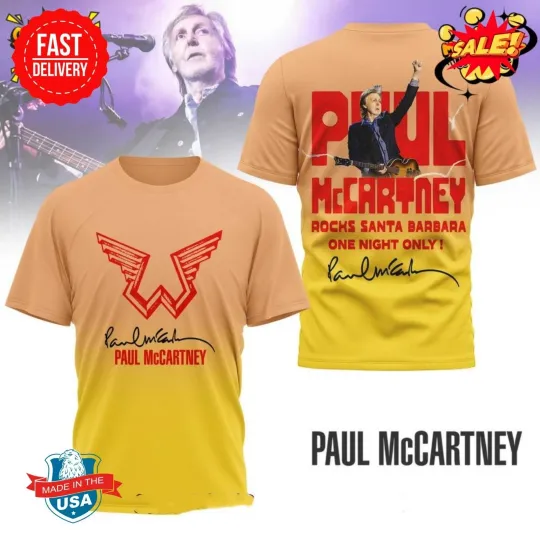 P mccartney Special 3D Unisex T-shirt All Sizes