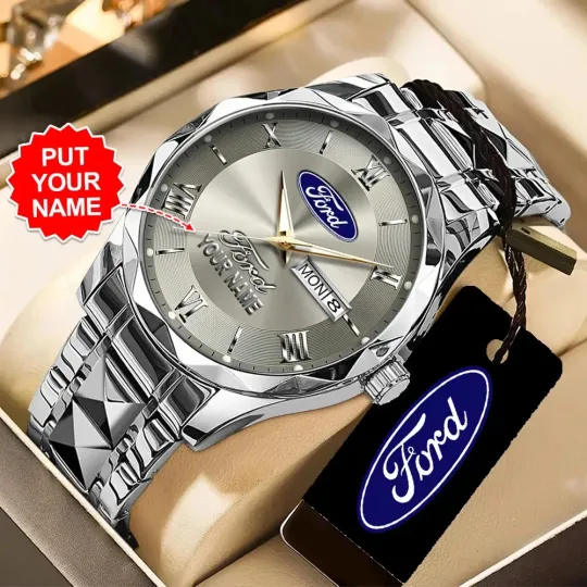 Discover Personalized Fords Alloy Luxury Quartz Watch