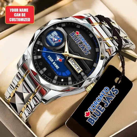 Discover Personalized Toronto Blue Jay 50th Anniversary Alloy Luxury Quartz Watch