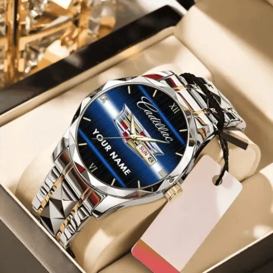 Discover Cadillac1 Alloy Luxury Quartz Watch Customize Name