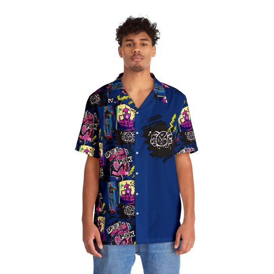 Discover Spider Punk Men's Hawaiian Shirt
