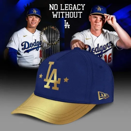 Discover Dodgers Gold Collection Kanji Style 2026 Classic Cap