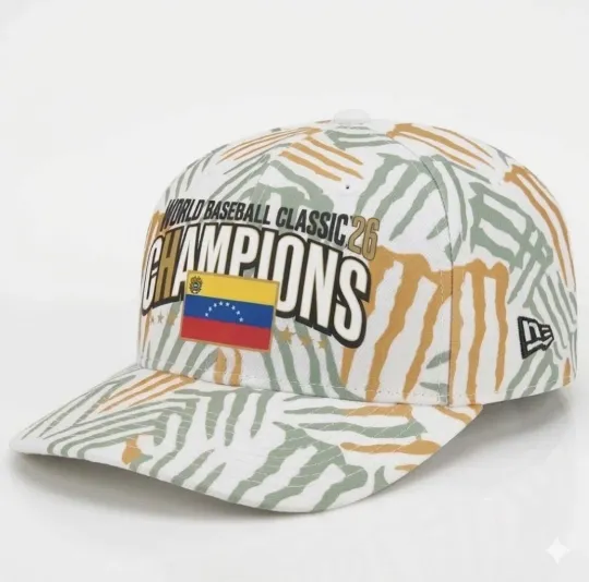 Print Venezuela 2026 World Baseball Classic Champions Cap