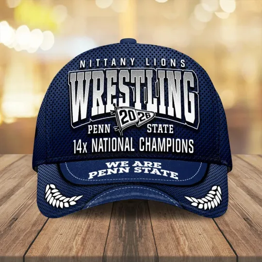 Discover Nittany Lions Wrestling 2026 National Champions Classic Cap – 5240