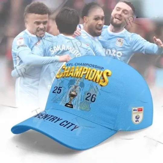Discover Coventry  Championship Champions 2025-2026 Baseball Cap