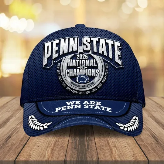 Discover Nittany Lions Wrestling 2026 National Champions Classic Cap