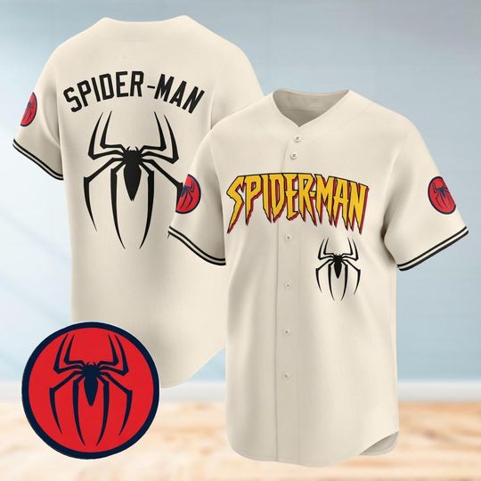 Discover Spiderman Baseball Jersey, Spider-Man: Brand New Day, Spider Verse Team Outfit, Marvel Avengers Fan Gift