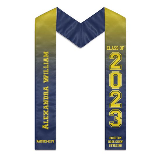 Class of 2024 Best Gift For Graduation's Day - Personalized Graduation Stole