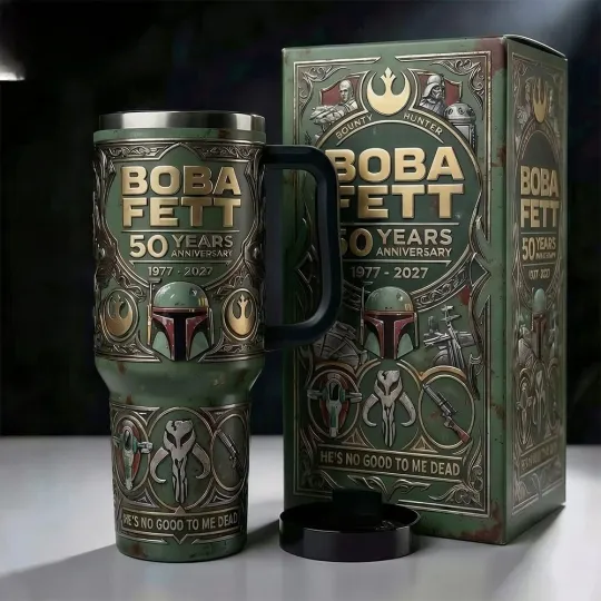 Discover Star Wars Boba Fett 50Th Anniversary Commemorative Tumbler