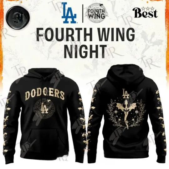 Discover Dodgers Fourth Wings Night 2026 3D Hoodie
