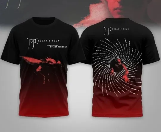 Discover Joji Solaris Tour 2026 Tommy Richman 3D T-Shirt