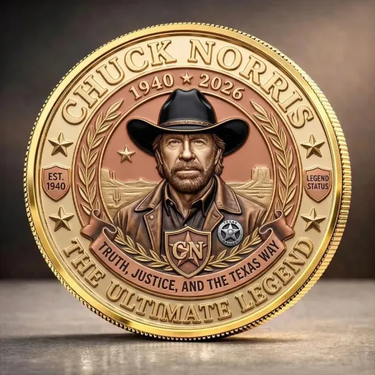 Discover Chuck Norris Commemorative Coin