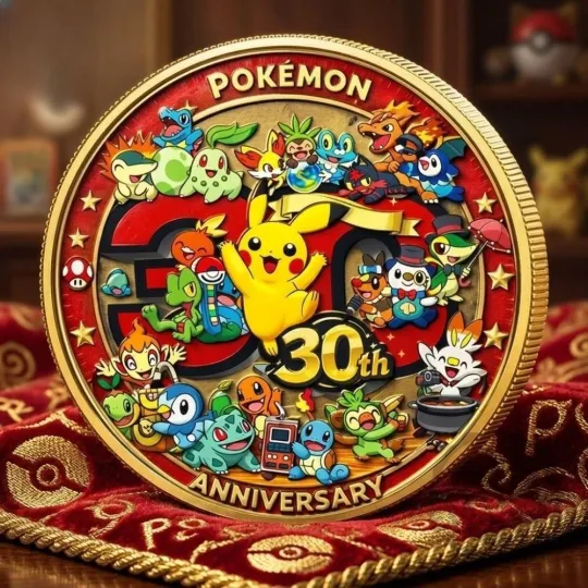 Discover PKM 2026 30th Anniversary Metallic Coin - Home & Living Decor Coins