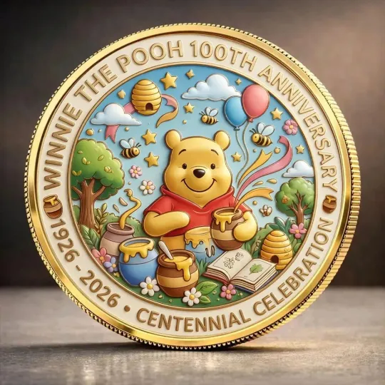 Winnie-the-Pooh 100th Anniversary Commemorative Coin