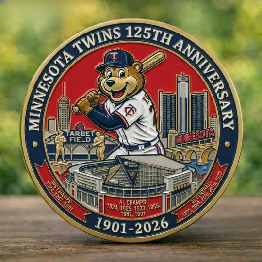 Discover Twins 125Th Anniversary Commemorative Coin 2026