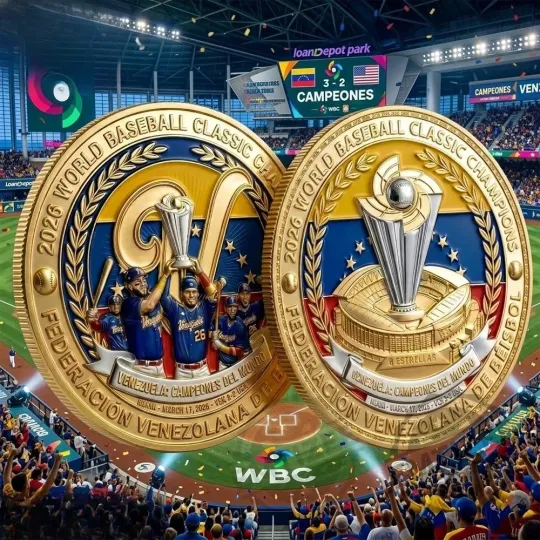 Discover Venezuela 2026 World Baseball Classic Champions Commemorative Coin