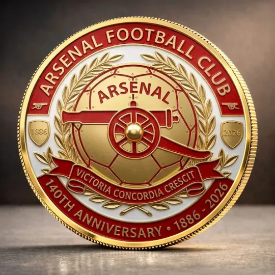 Arsena FC 140th Anniversary Commemorative Coin