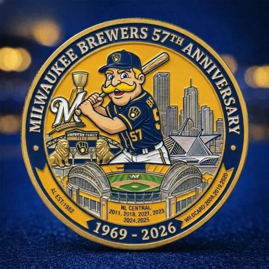 Brewers 57th Anniversary Commemorative Coin