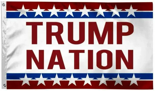 Discover 3x5 TRUMP NATION Flag Trump 2024 Flag AMERICA American MAGA Nation Flag