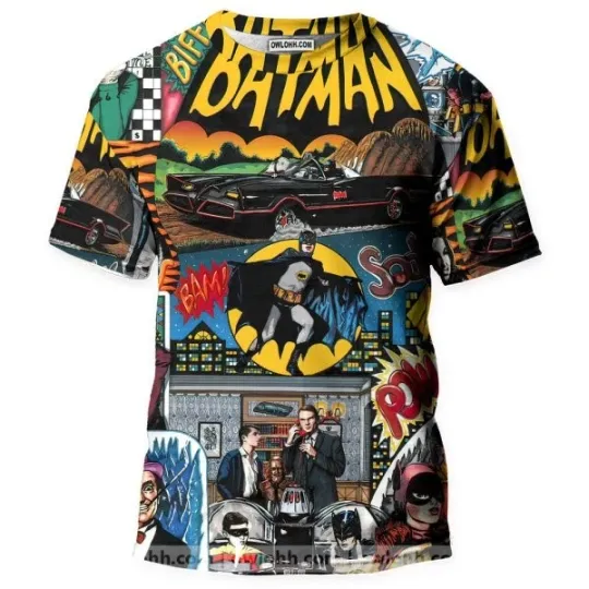 Discover Batman 1966 Tv Series 3D T-Shirt