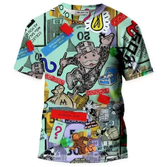 Discover The Monopoly 3D T-Shirt