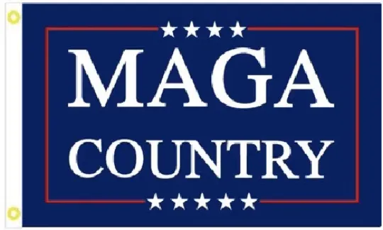Discover Blue  MAGA Country Flag for Donald Trump 2024