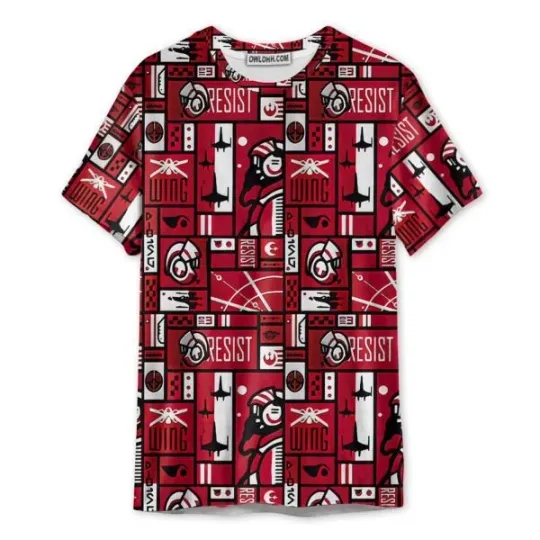 Starwars Wing Resist 3D T-Shirt