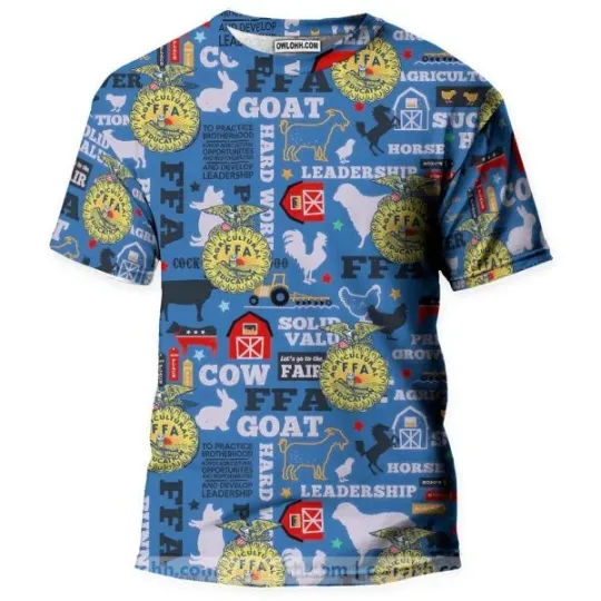 Discover Forever Blue FF 3D T-Shirt