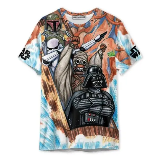 Discover STAR WARS Splash Mountain 3D T-Shirt