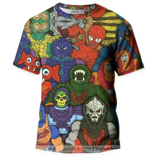 He man And The Masters Of The Universe 3D T-Shirt