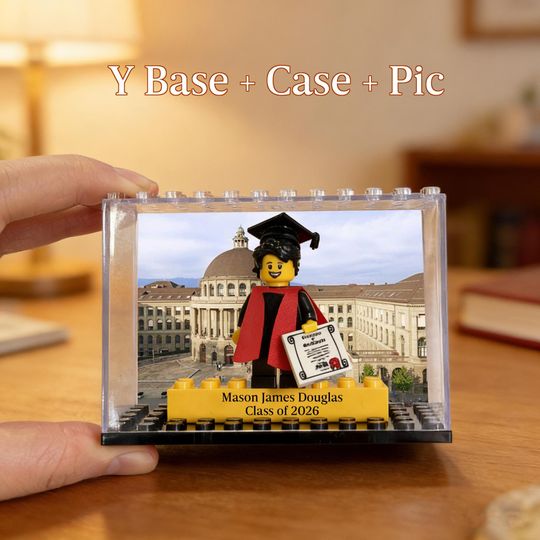 Personalized Mini Figure Set, Custom Graduation Minifigures,Customized 2026 Graduation Gifts,Grad Gifts for Him&Her