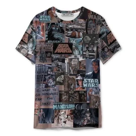 Discover Star Wars Comic Fan Collection 3D T-Shirt