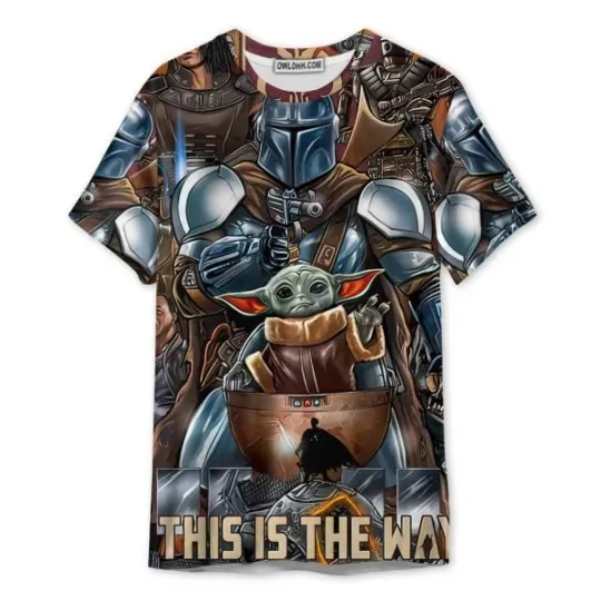 Discover Starwars This Is The Way Vintage 3D T-Shirt