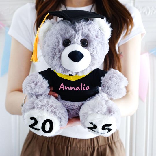 Personalized Graduation Bear 2026,Plush Bear with Mortarboard,College Graduation Gift,Preschool Graduation Gift,Gift for Graduates