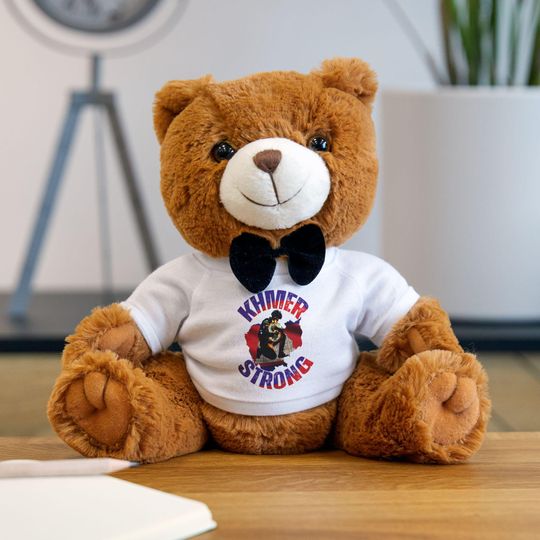 Discover Teddy Bear with T-Shirt plush toy | Kimmer Strong logo